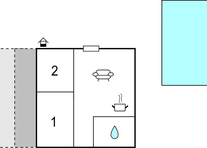 2 Bedroom Lovely In Danilo * Protega